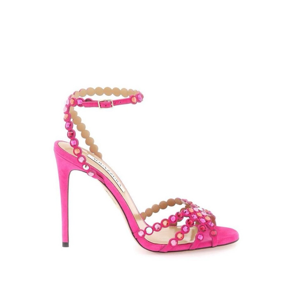 Elegant Pink High Heel Sandals